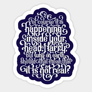 Happening Inside Your Head Sticker